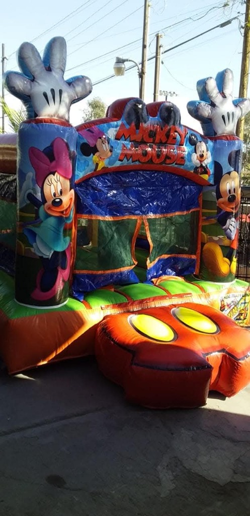 Renta de brincolín Mickey y Minnie Mouse en Tijuana - Fiestas Polo